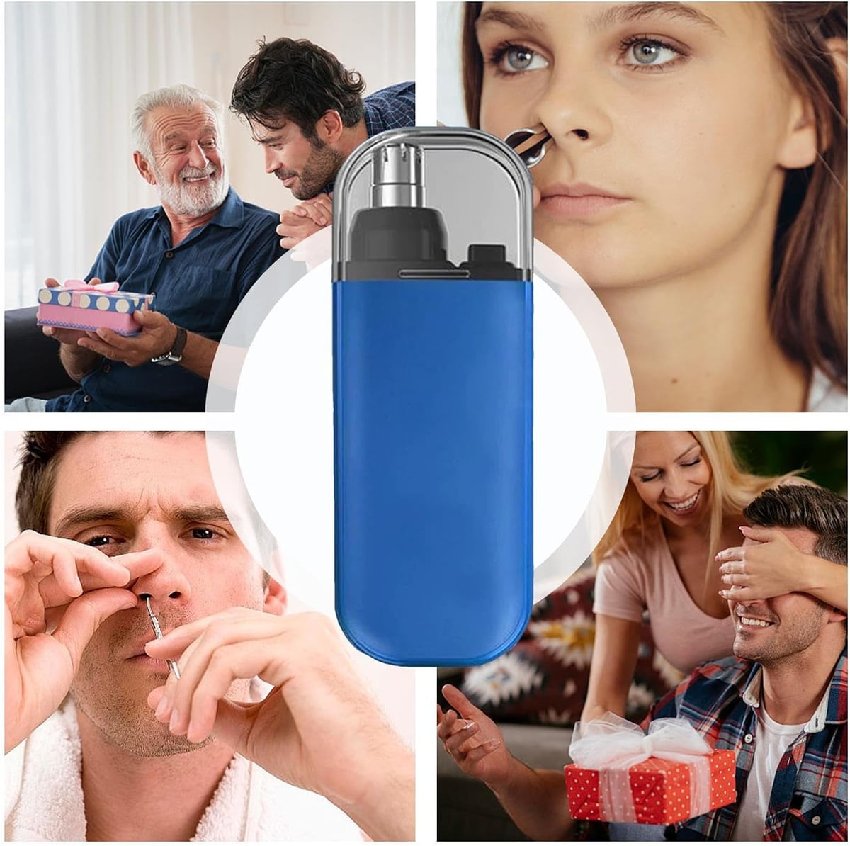 🔥 2×1 Recortadora de Vello Nasal y Oido Profesional