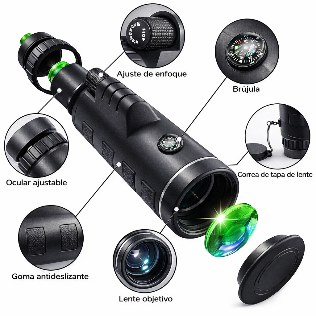 Telescopio Portátil - 8km de Distancia + Envío Gratis