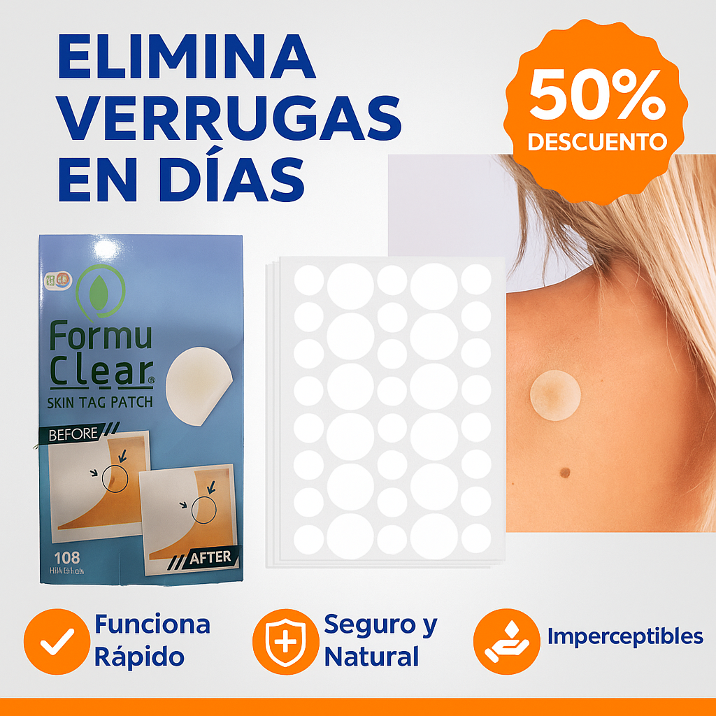 Parches™ - Elimina verrugas sin dolor y seguro + ENVIO GRATIS
