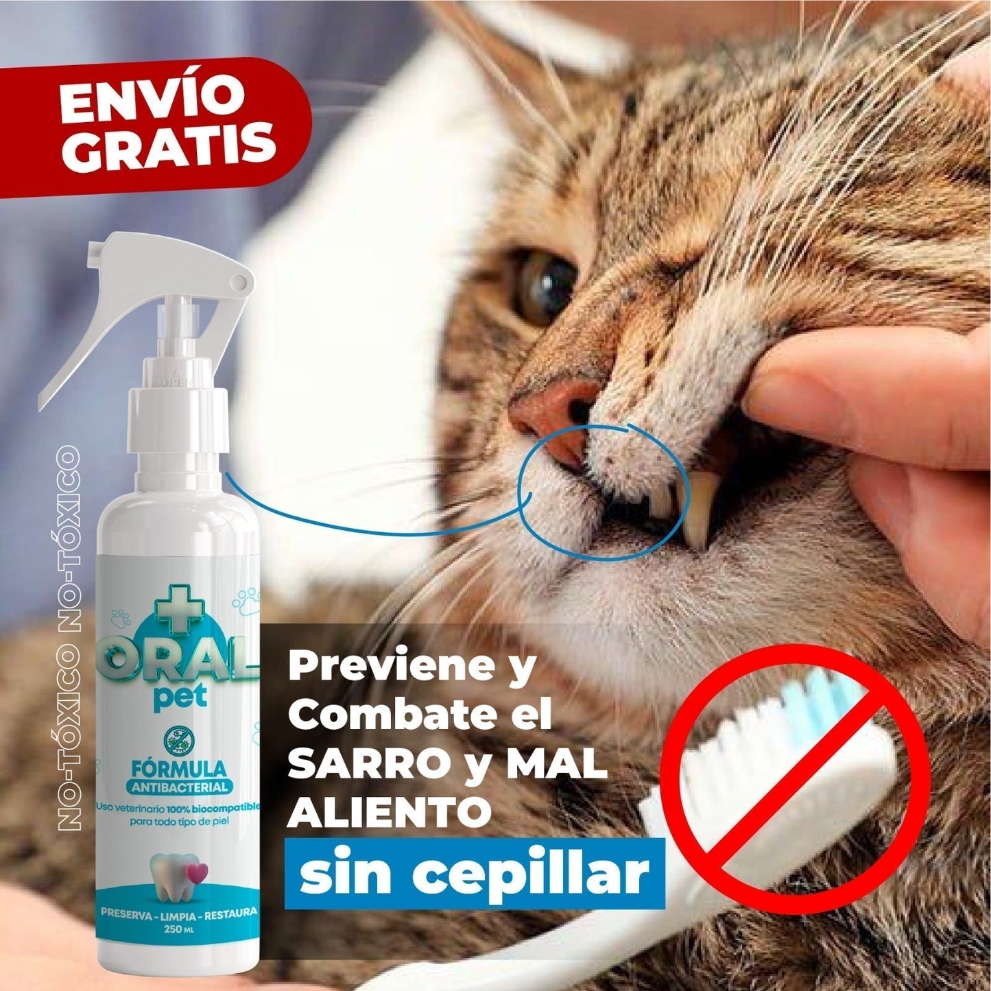 Pethn™ Dile Adiós Al Sarro - Limpieza bucal para mascotas con envío gratis 🎁