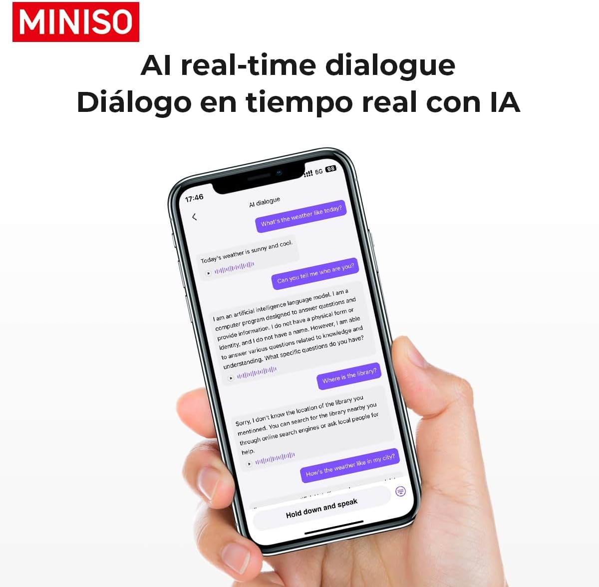 Auriculares con traductor de idiomas