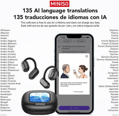 Auriculares con traductor de idiomas