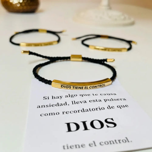❤️🙌Lleva Hoy Tu Hermosa Pulsera de Fé y Esperanza: Dios Tiene el Control 🙌 Envío gratis